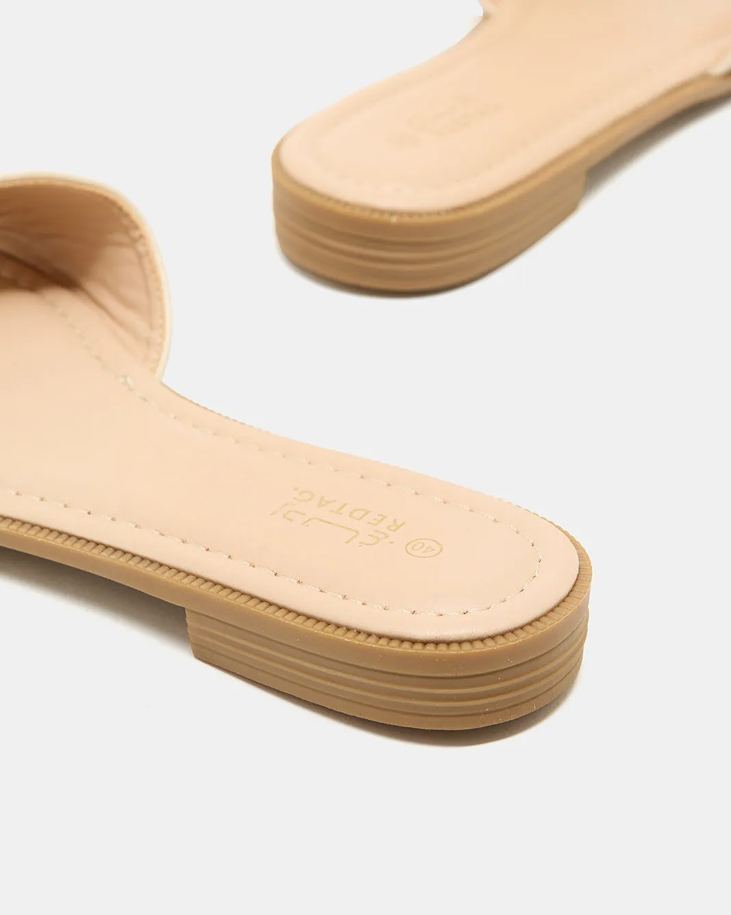 Women Beige Buckle Mule sold by Redtag product image thumbnail 4