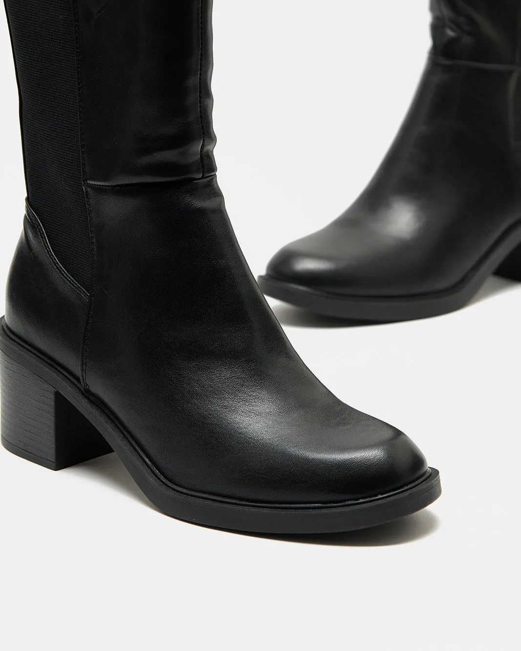 Women Black Equestrian Boots sold by Redtag product image thumbnail 3
