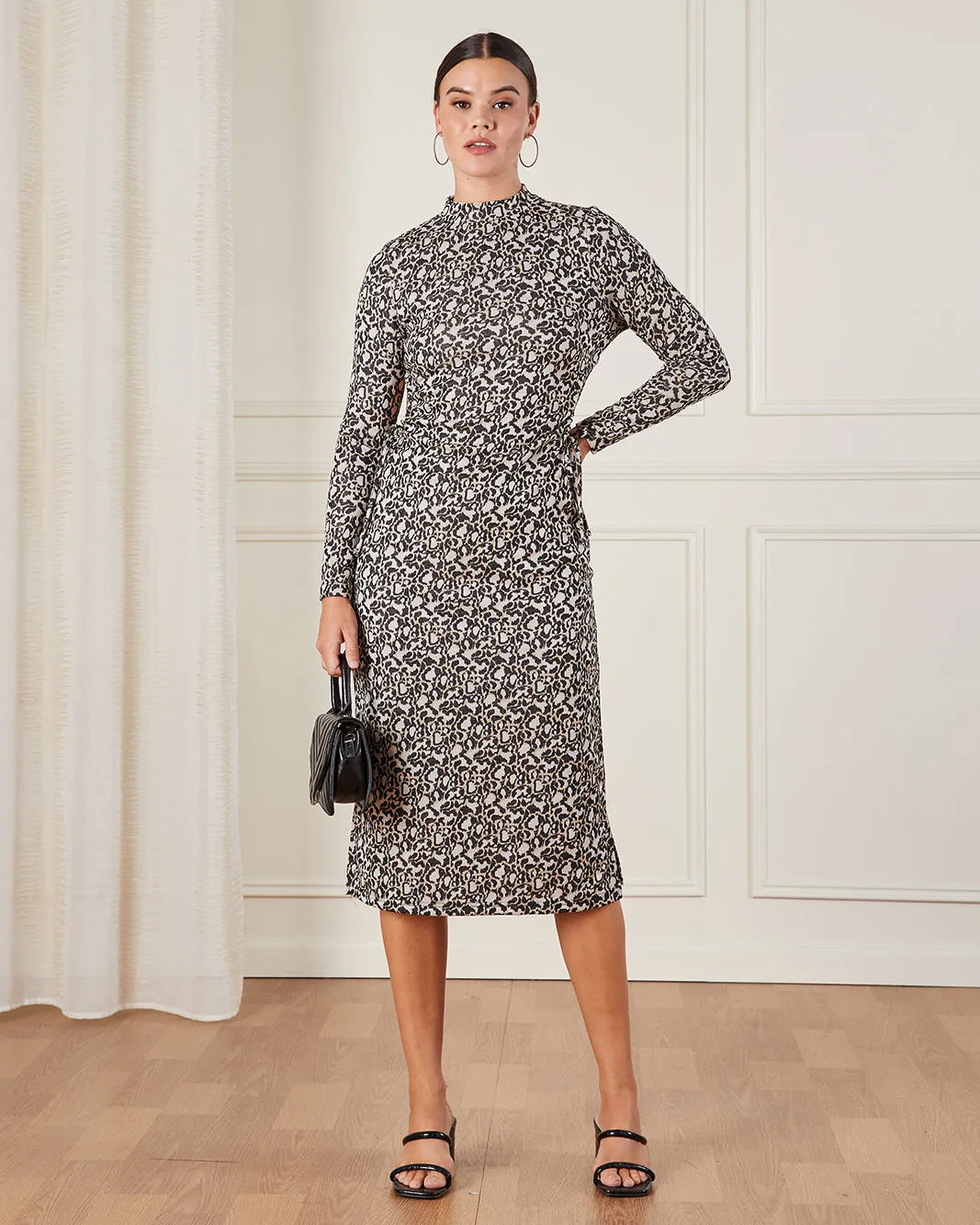 Women Beige Midi Dress sold by Redtag