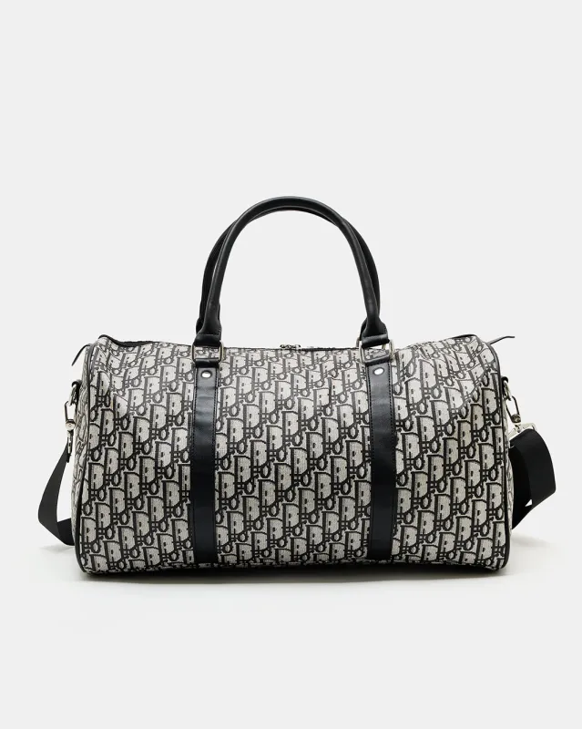 Black And White Plain Duffle Bag sold by Redtag