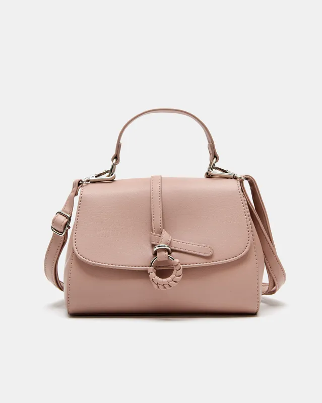 Women Pink Embellished Messenger Bag sold by Redtag