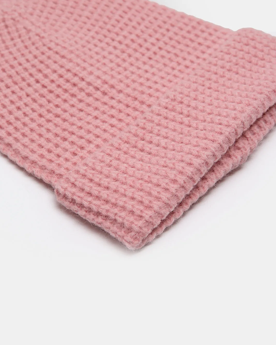 Women Pink Embellished Knitted Blanket Scarf With Cap sold by Redtag product image thumbnail 5