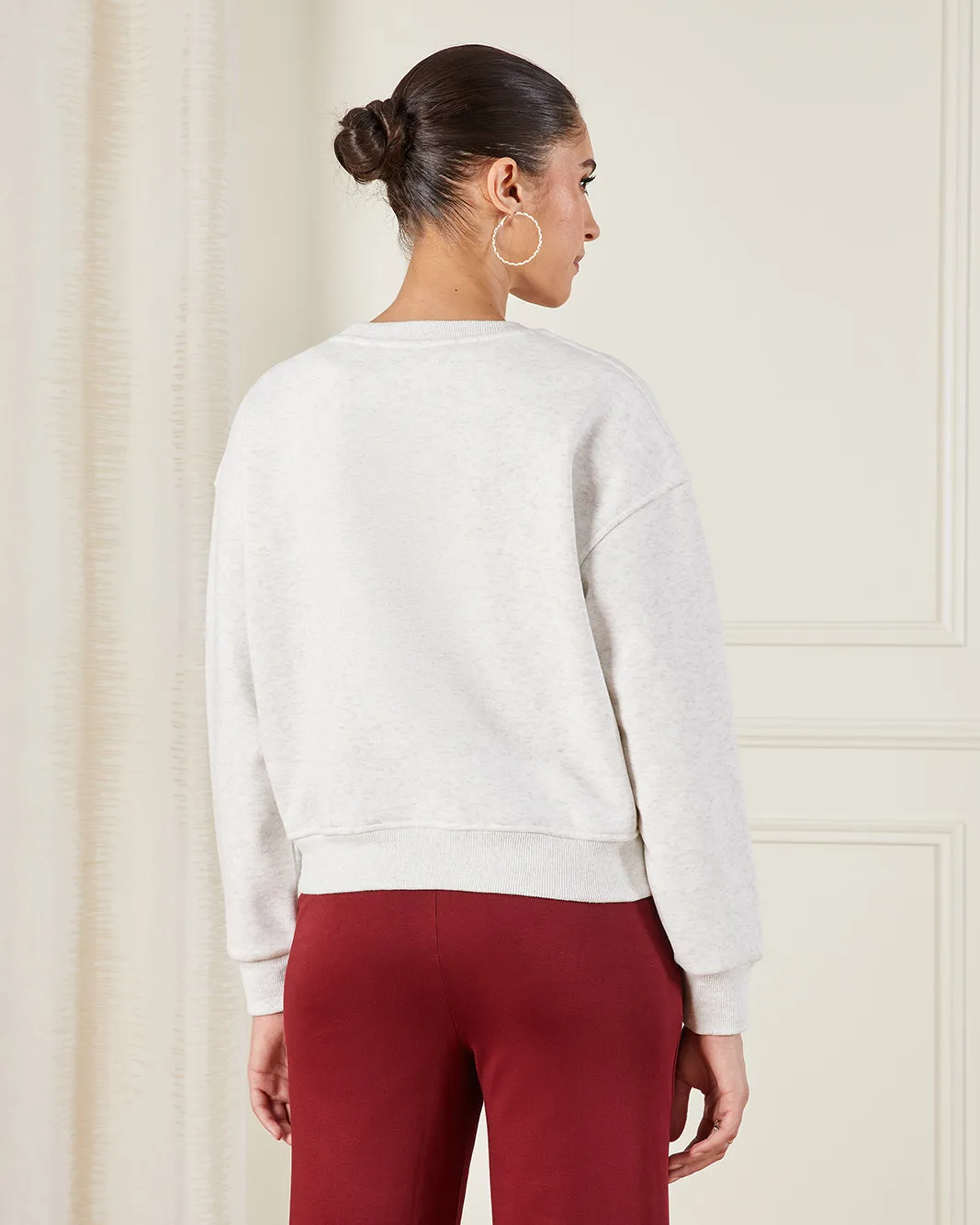 Women Burgundy Cropped Leggings sold by Redtag product image thumbnail 3