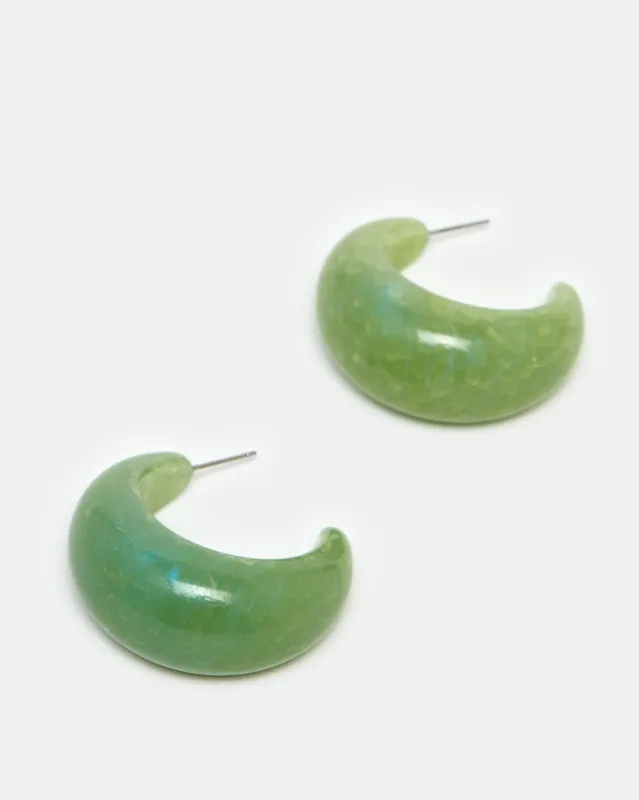Women Green Embellished Earrings sold by Redtag