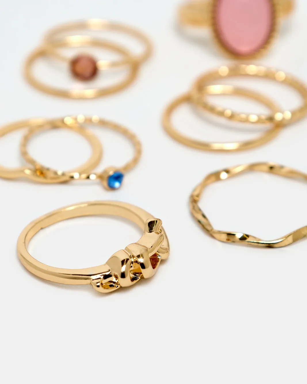 Women Gold Ring Set (11 Piece) sold by Redtag product image thumbnail 3