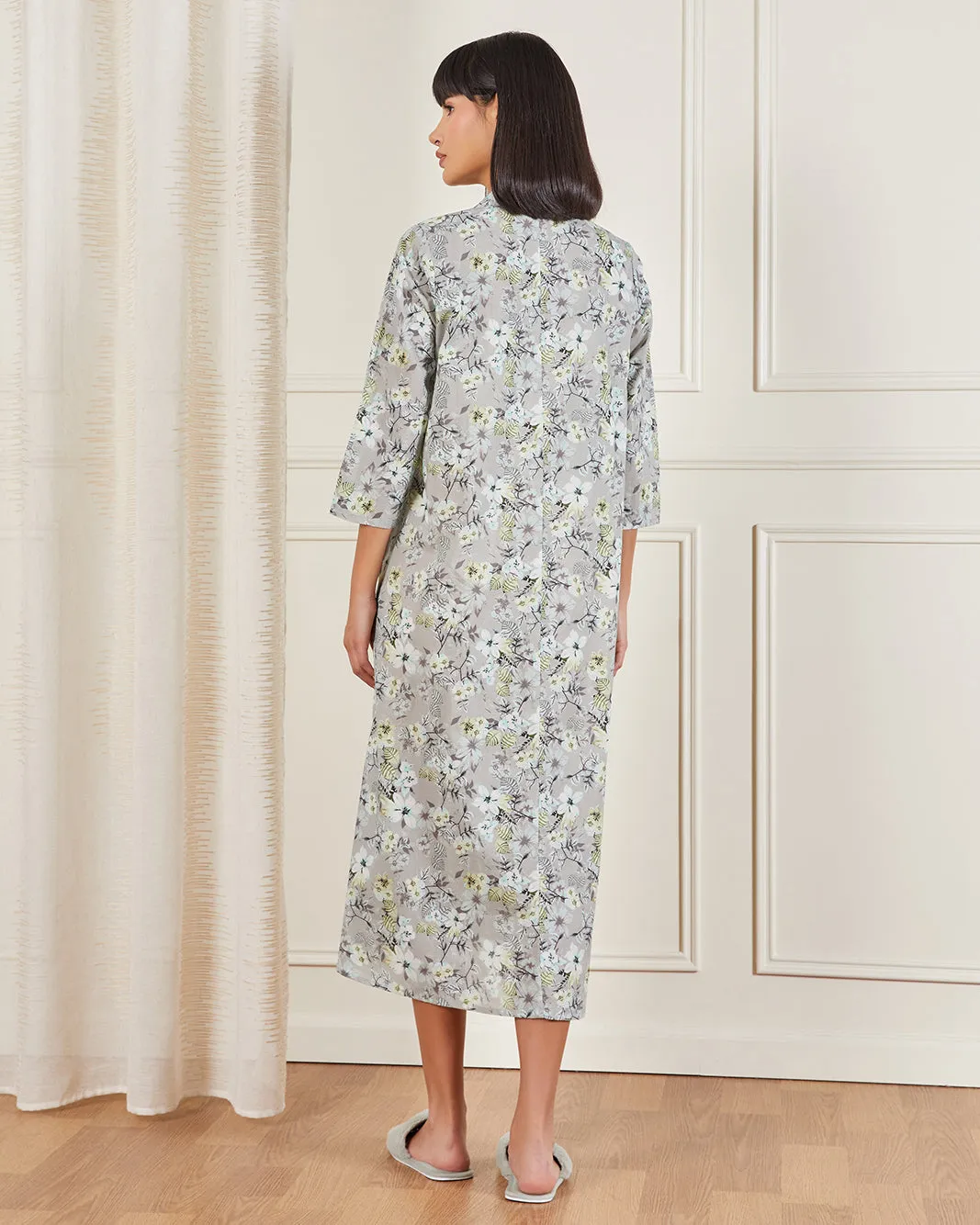 Women Green All Over Printed Nightgown sold by Redtag product image thumbnail 3