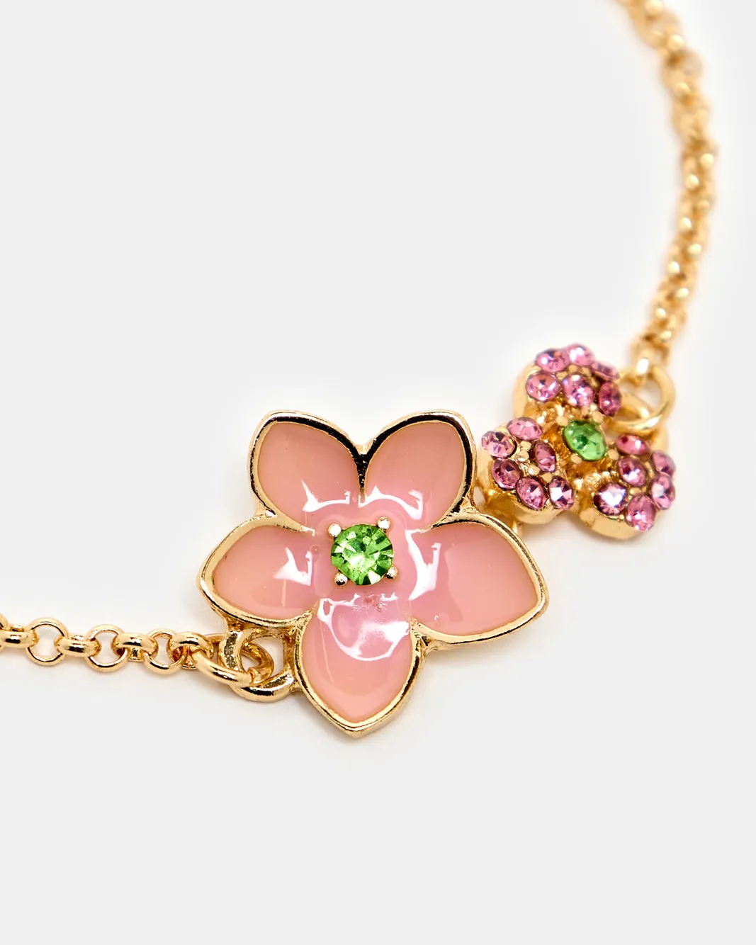 Women Gold Floral Embellished Jewelry Set (3 Piece) sold by Redtag product image thumbnail 5