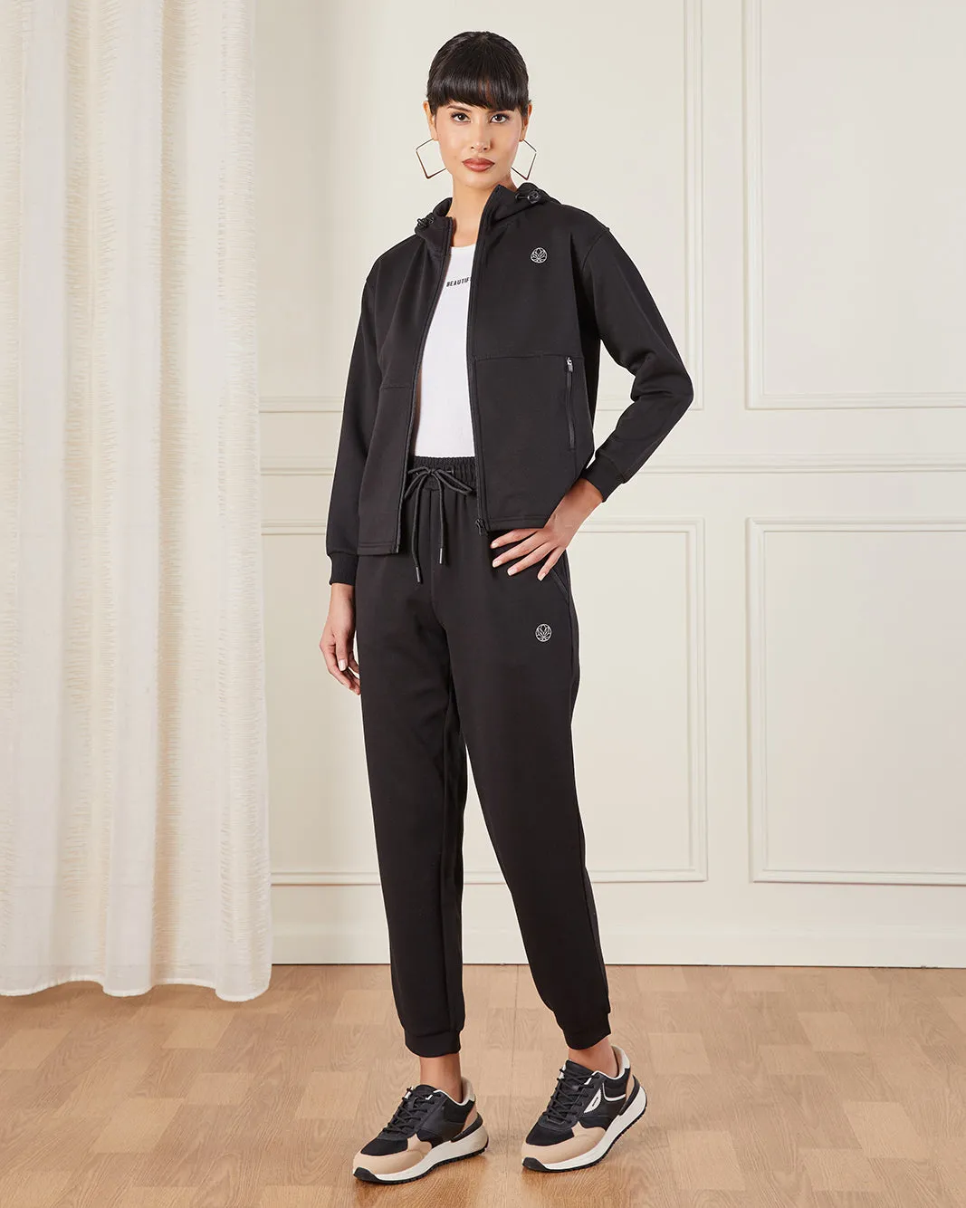 Women Black Pull On Active Pants sold by Redtag product image thumbnail 2