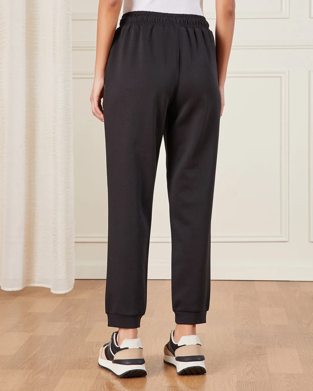 Women Black Pull On Active Pants sold by Redtag product image thumbnail 3