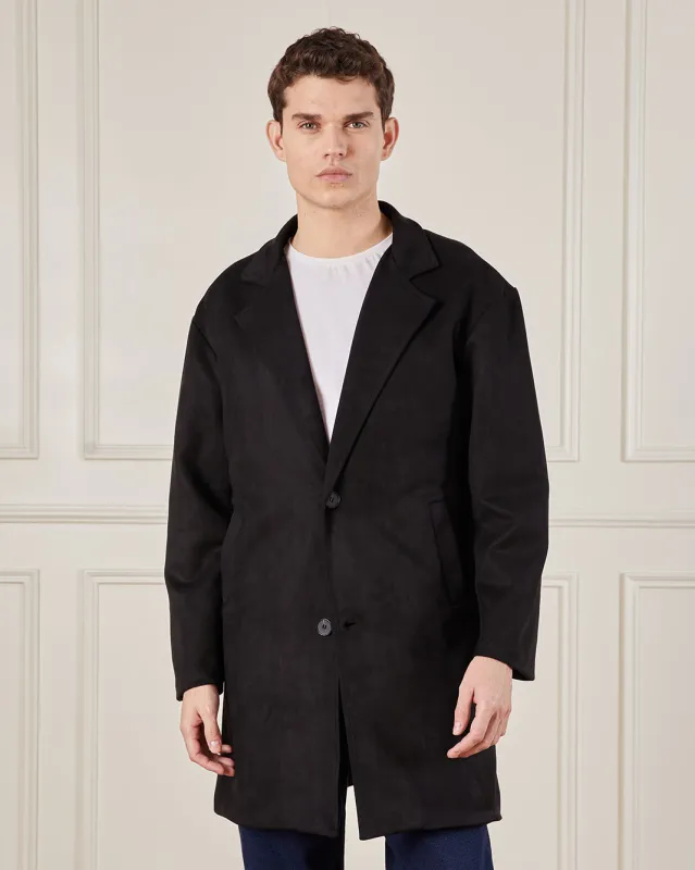 Men Brown Collared Trench Coat sold by Redtag