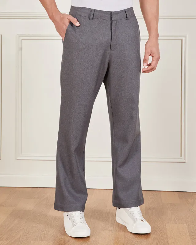 Men Grey Relax Fit Trouser sold by Redtag