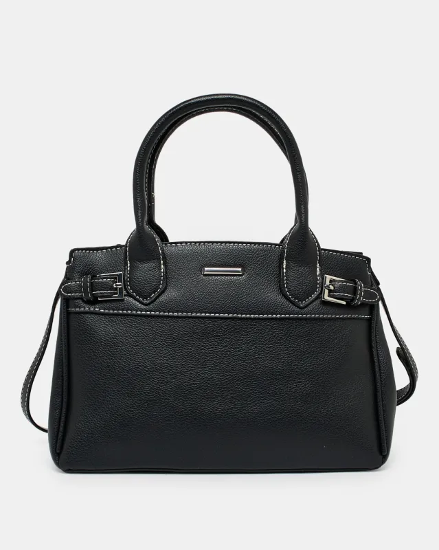 Women Black Embellished Day Bag sold by Redtag