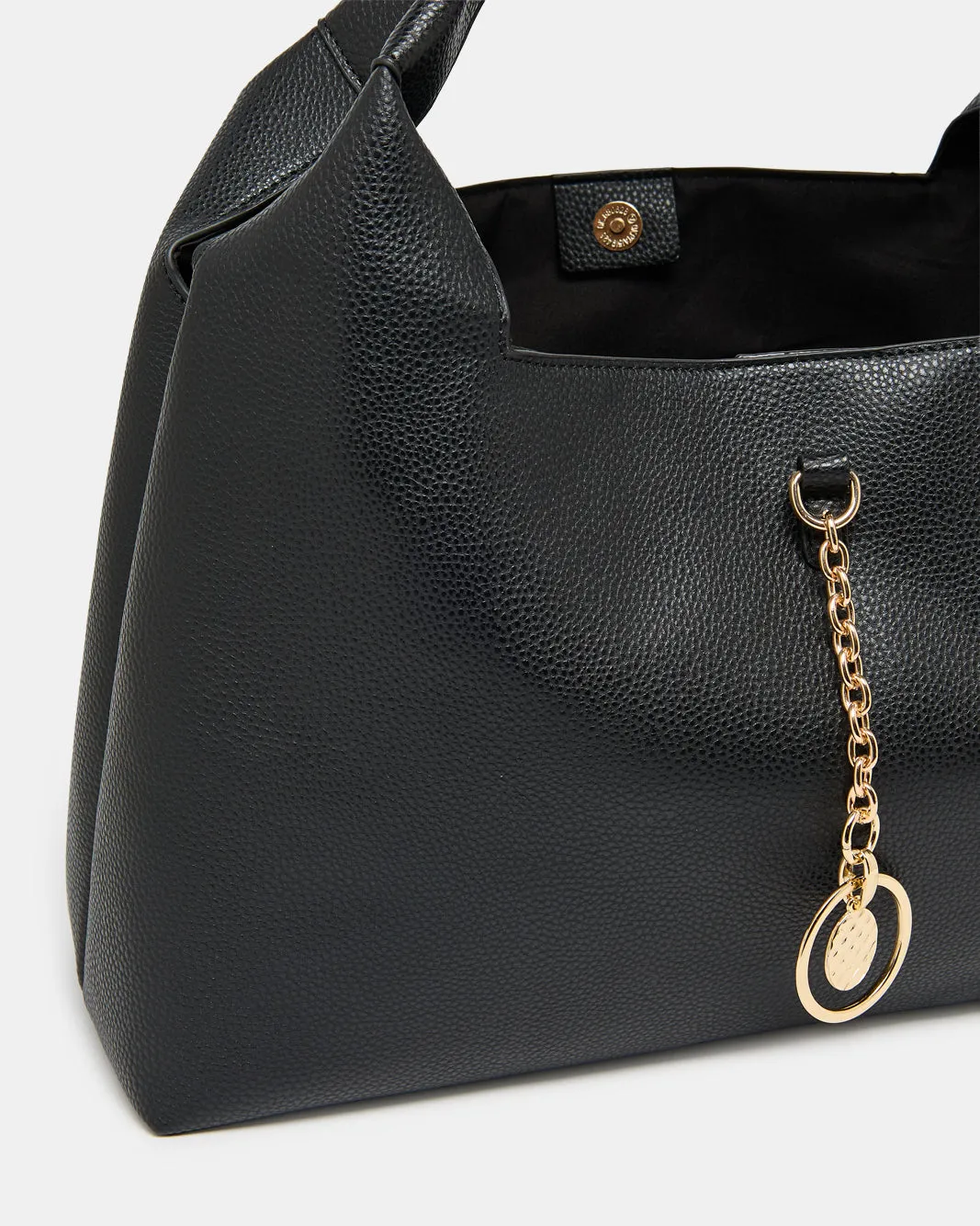 Women Black Embellished Slouch Bag sold by Redtag product image thumbnail 2