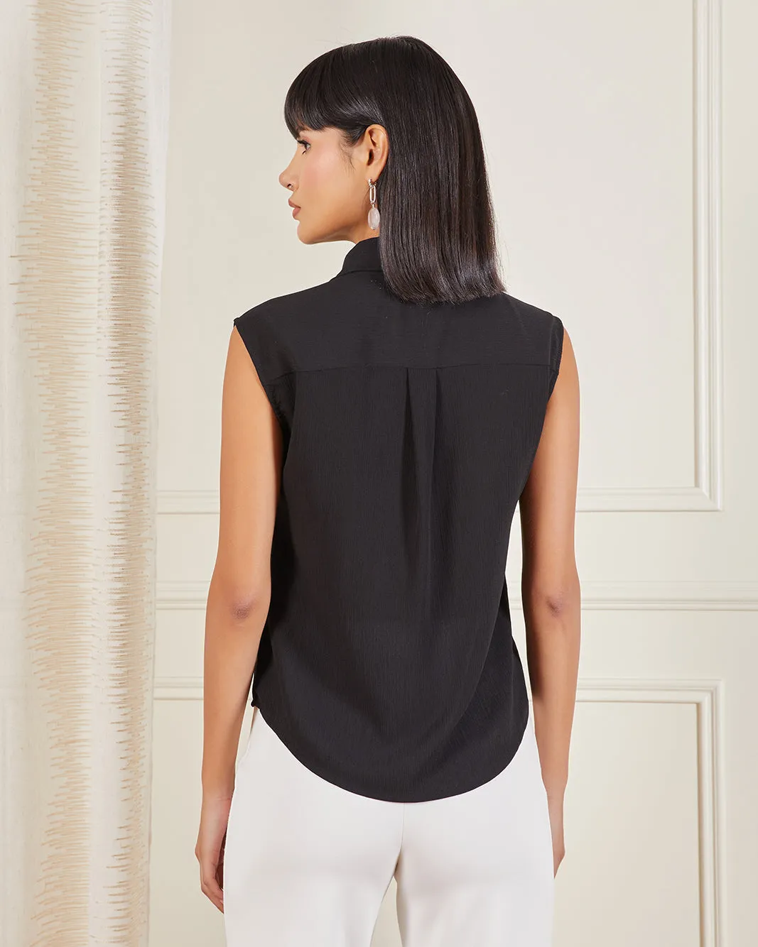 Women Black Casual Shirt Blouse sold by Redtag product image thumbnail 3