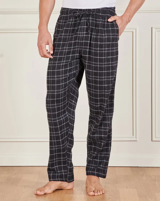 Men Multicolour Checkered Pyjama Bottom sold by Redtag