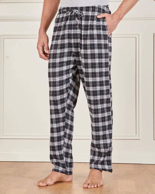 Men Multicolour Checkered Pyjama Bottom sold by Redtag