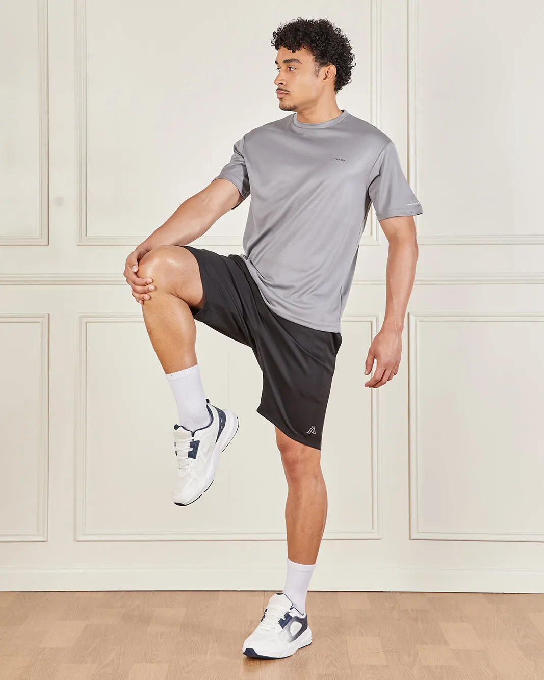 Men Grey Printed Active T-Shirt sold by Redtag product image thumbnail 5