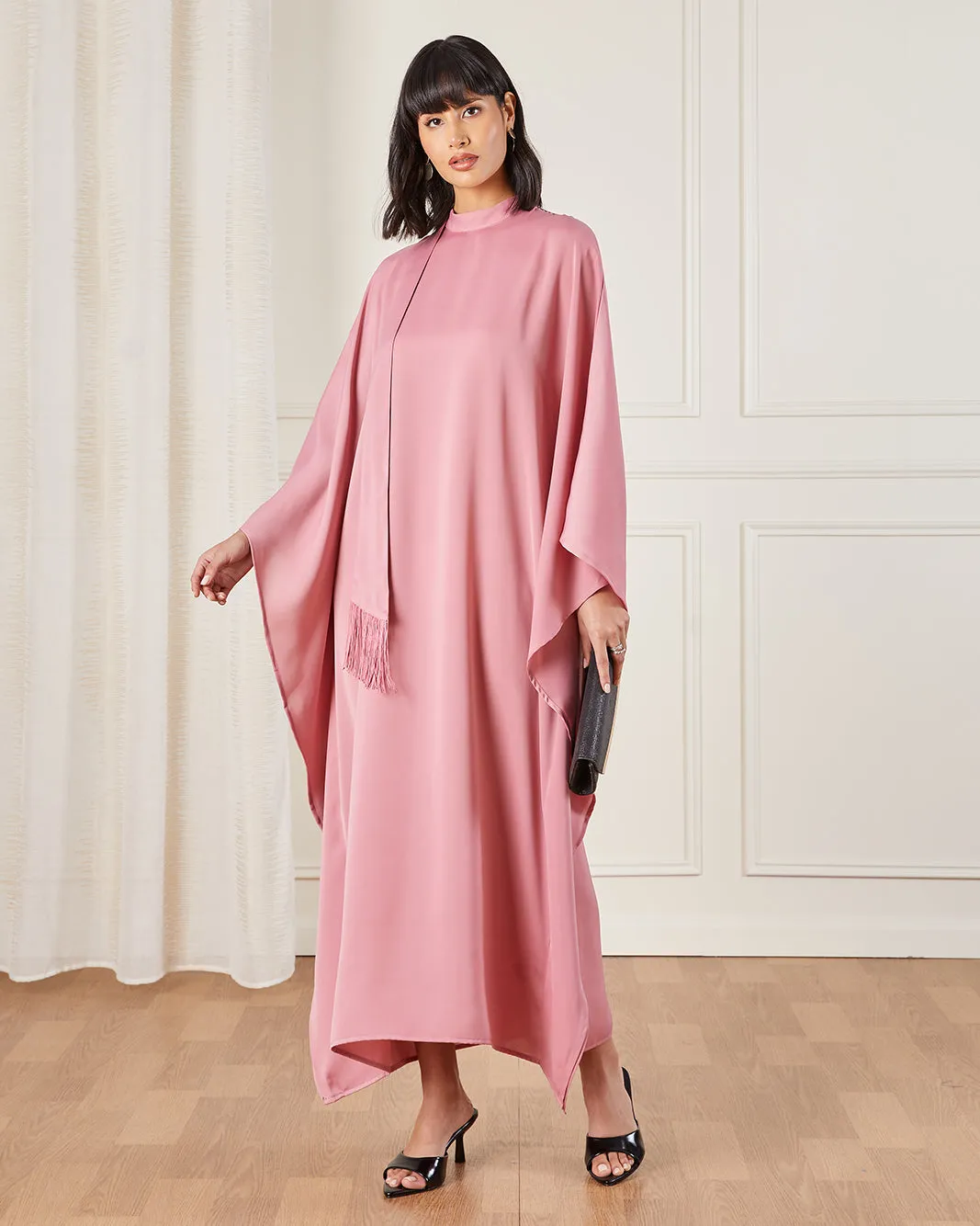 Women Pink Kaftan Dress sold by Redtag