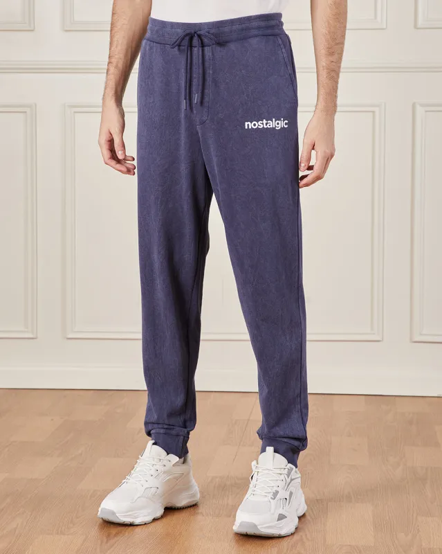 Men Blue Track Pants sold by Redtag