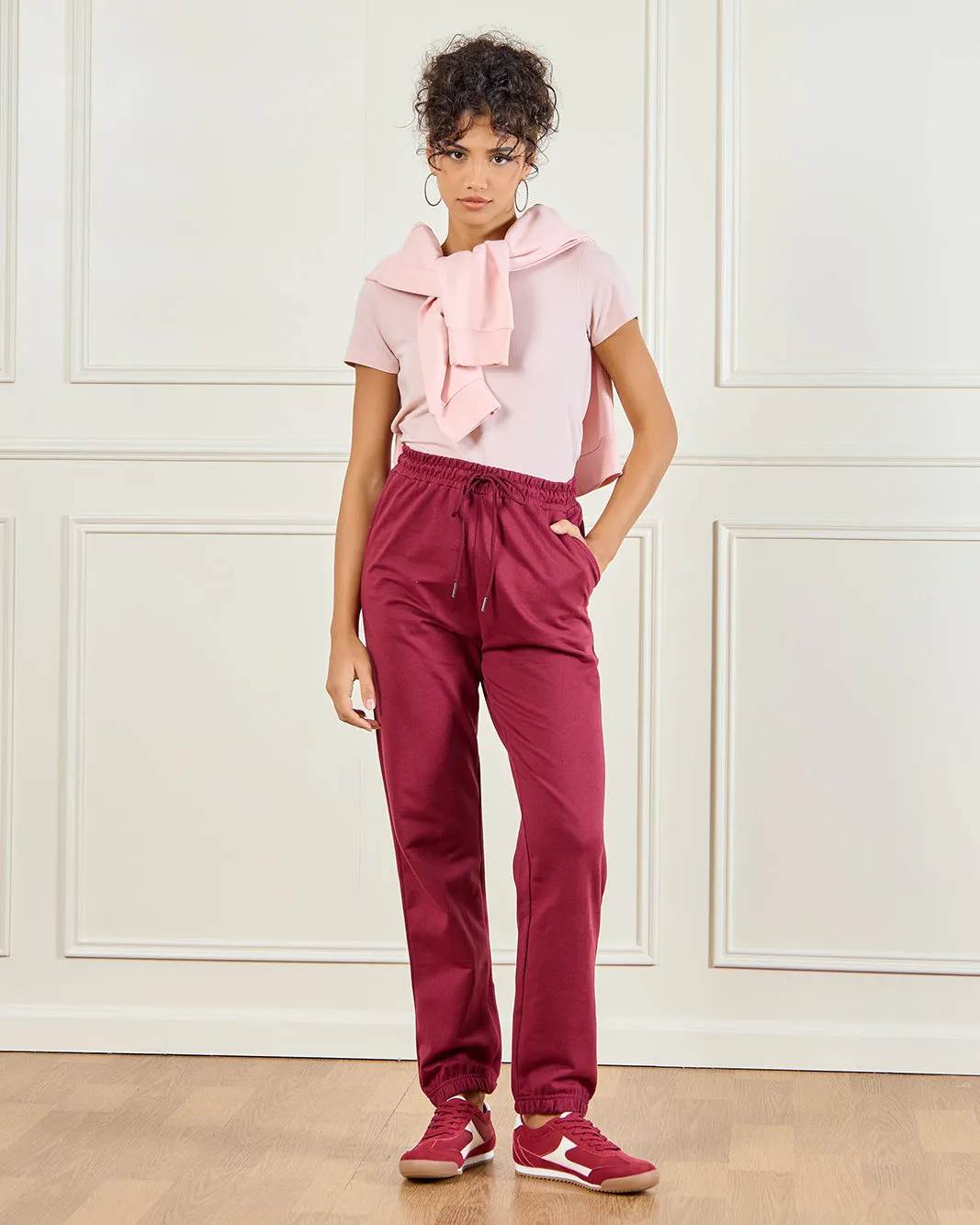 Women Pink Short Sleeve T-Shirt sold by Redtag product image thumbnail 2