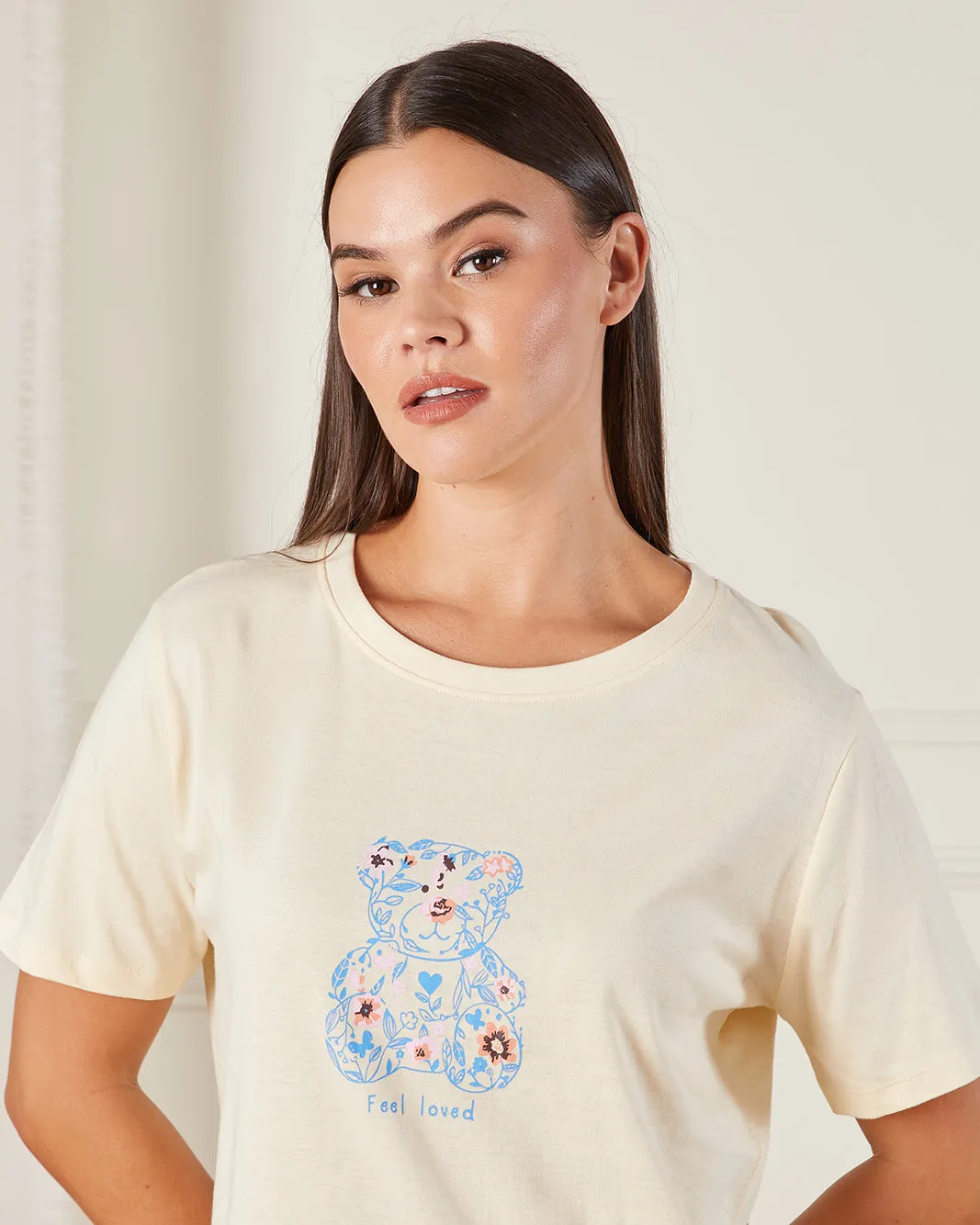 Women Ivory Printed Nightshirt sold by Redtag product image thumbnail 4