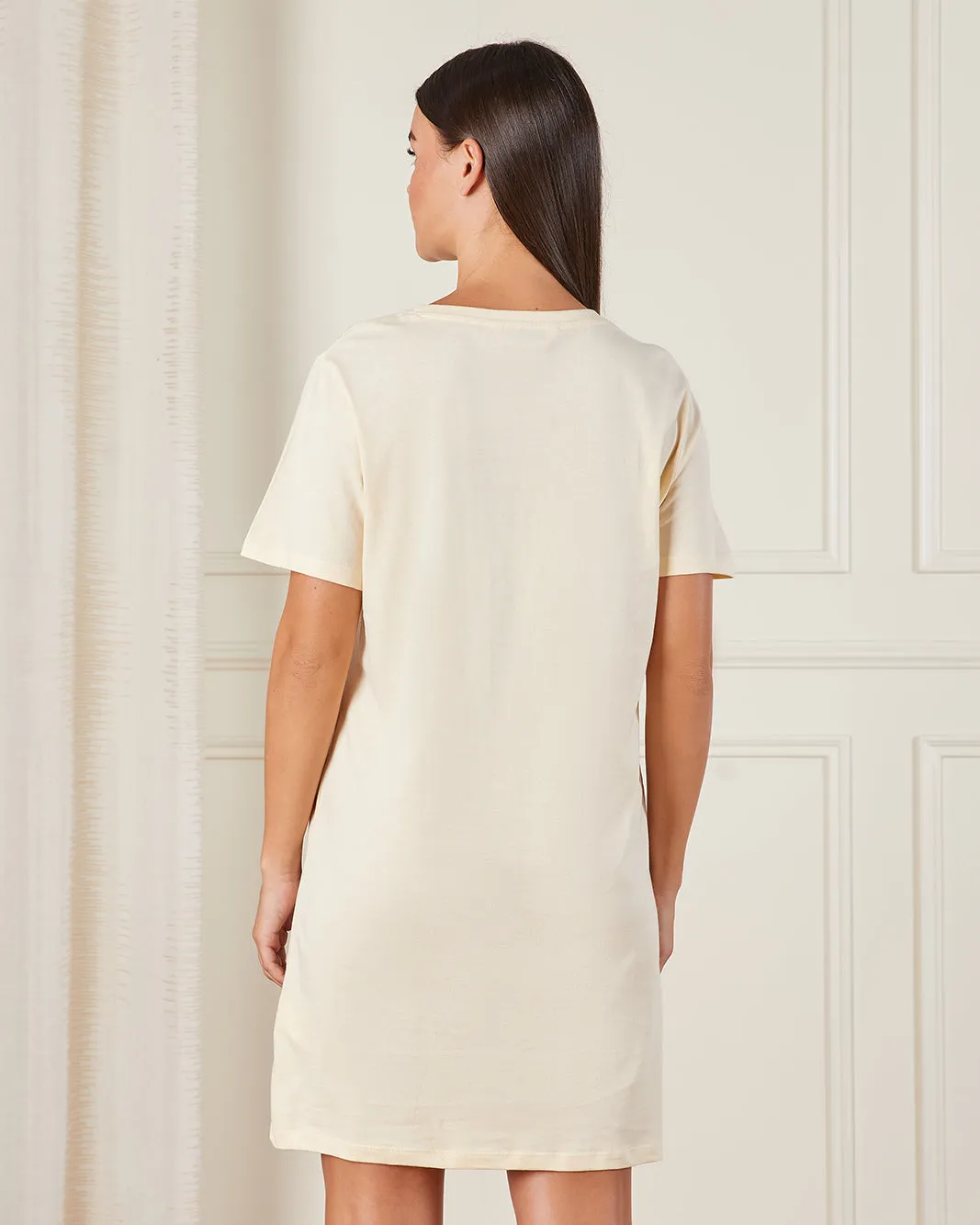 Women Ivory Printed Nightshirt sold by Redtag product image thumbnail 3