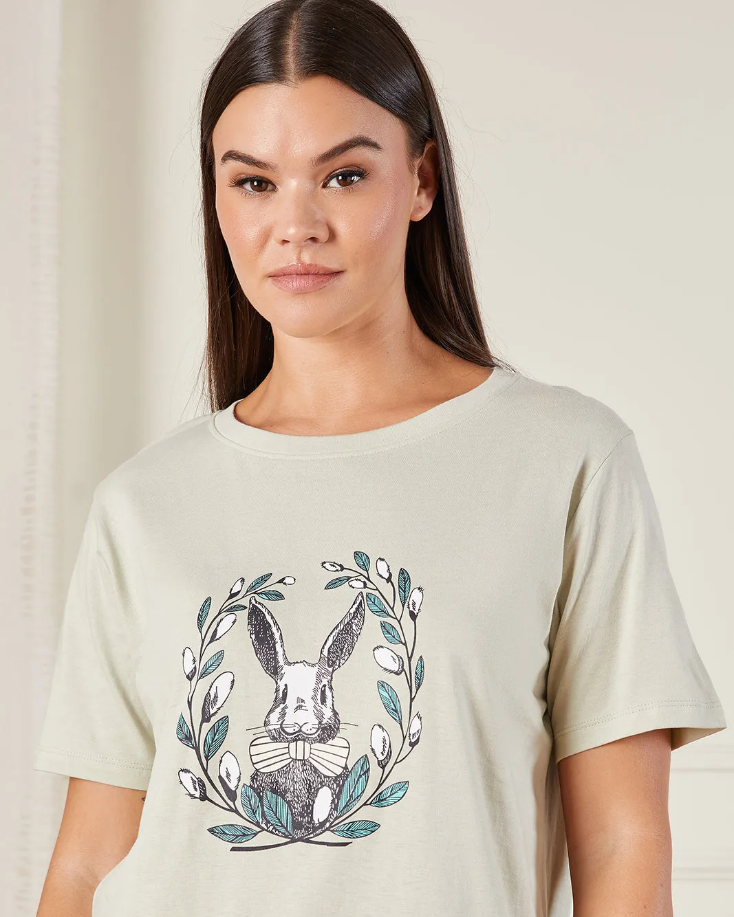 Women Mint Printed Nightshirt sold by Redtag product image thumbnail 4