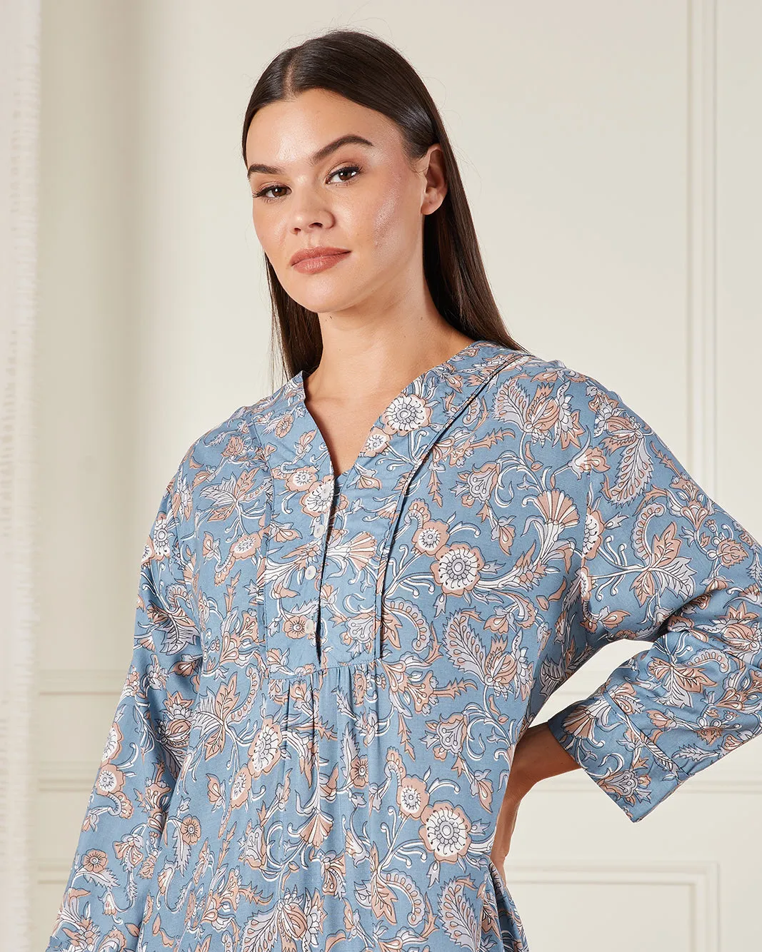 Women Grey Printed Nightgown sold by Redtag product image thumbnail 2