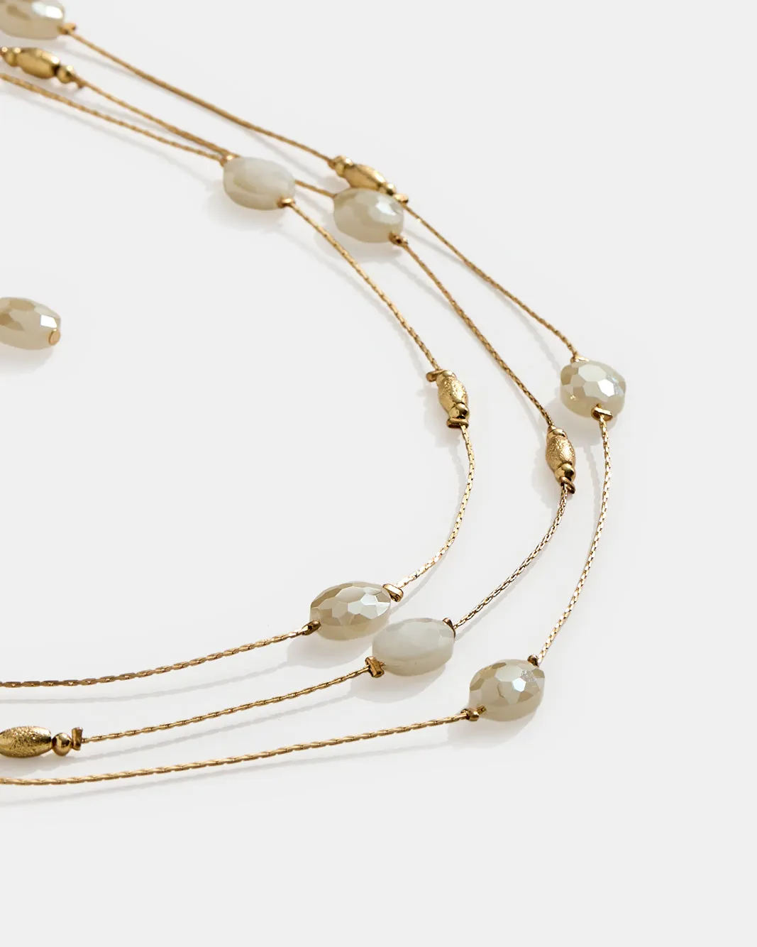 Women Gold Layered Necklace And Earrings Set (2 Piece) sold by Redtag product image thumbnail 2