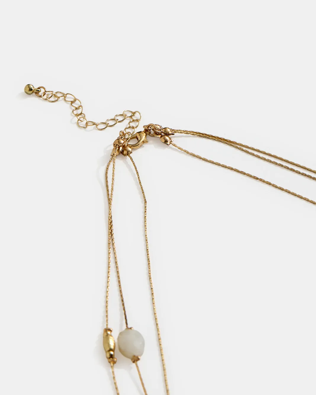 Women Gold Layered Necklace And Earrings Set (2 Piece) sold by Redtag product image thumbnail 3