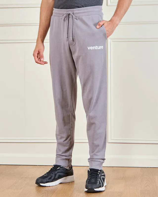 Men Grey Print Active Pants sold by Redtag