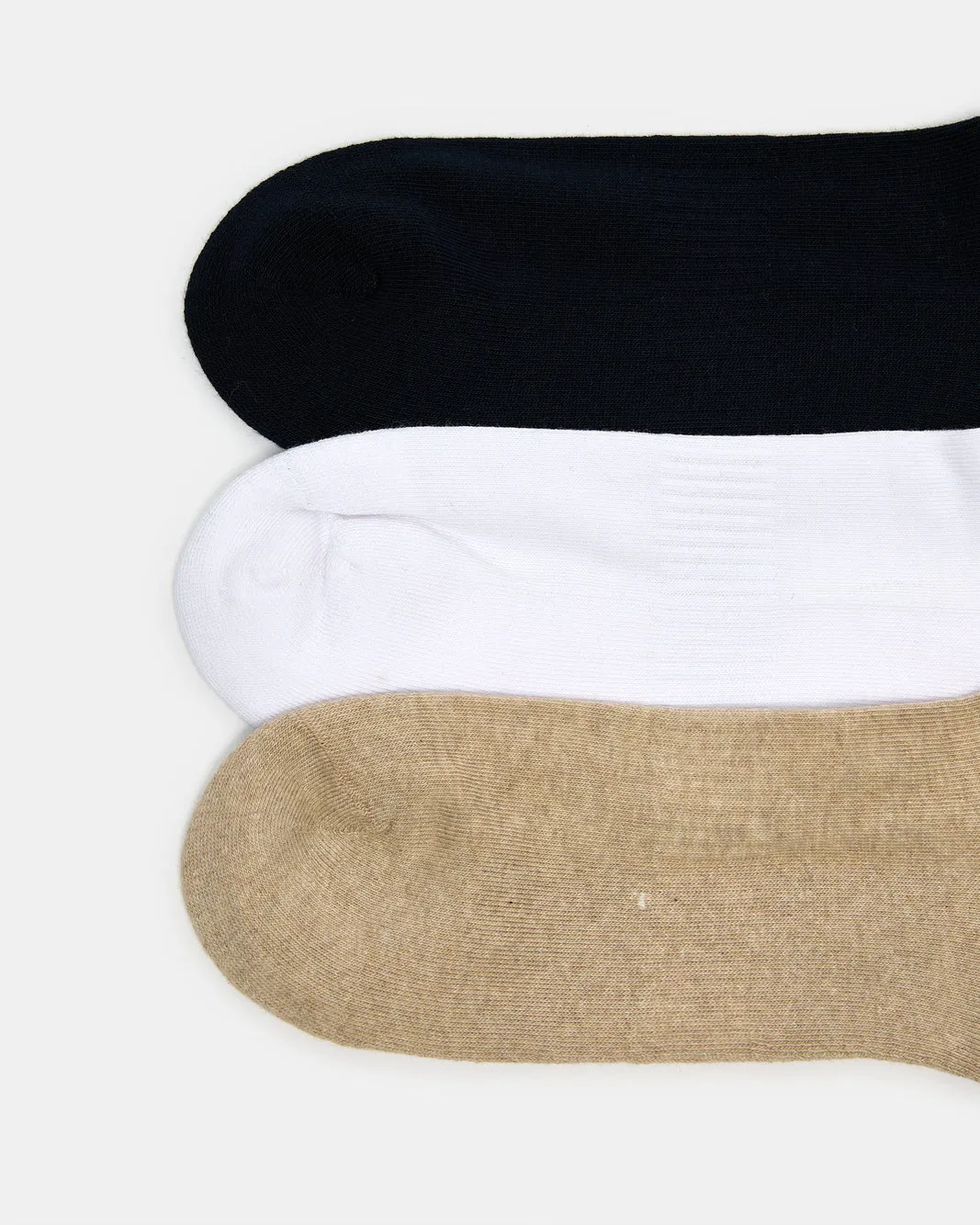 Men Assorted Half Leg Socks Half Terry (Pack Of 3) sold by Redtag product image thumbnail 2