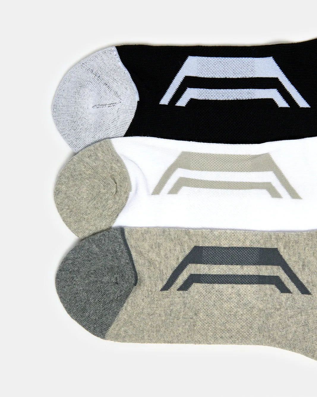 Men Assorted Ankle Sports Socks Half Terry (Pack Of 3) sold by Redtag product image thumbnail 2