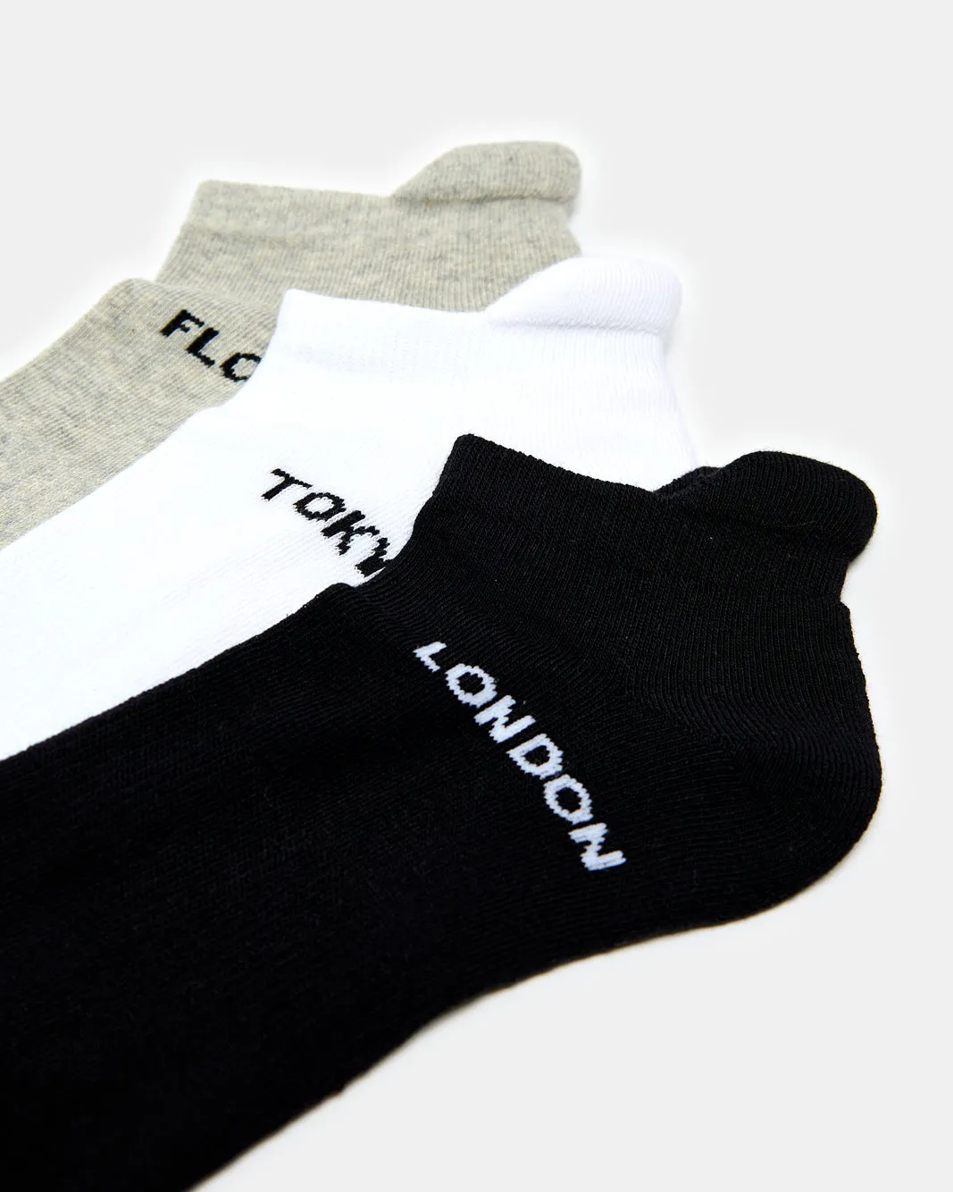 Men Assorted Ankle Sports Socks Half Terry (Pack Of 3) sold by Redtag product image thumbnail 3