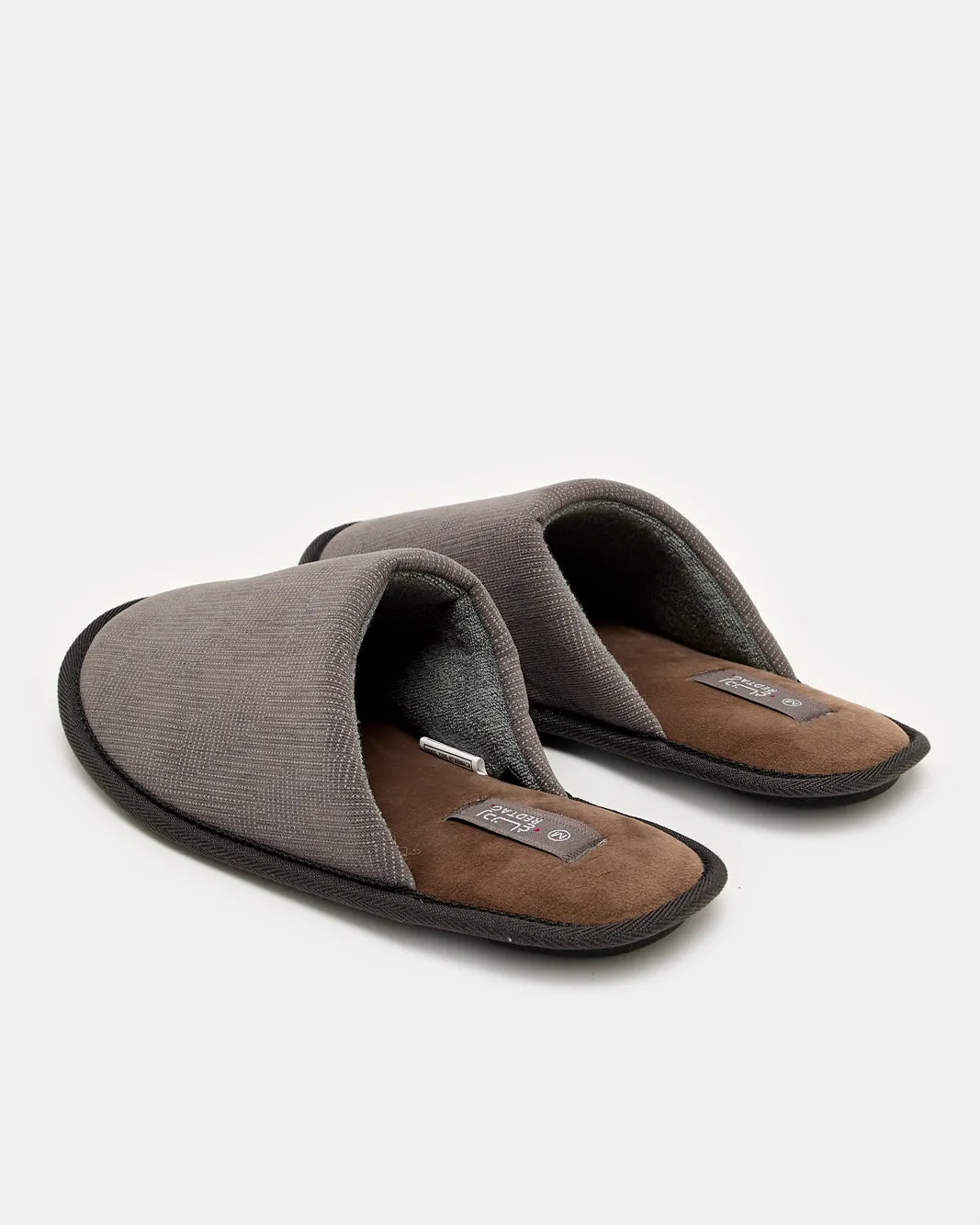Men Taupe Plain Slippers sold by Redtag product image thumbnail 4