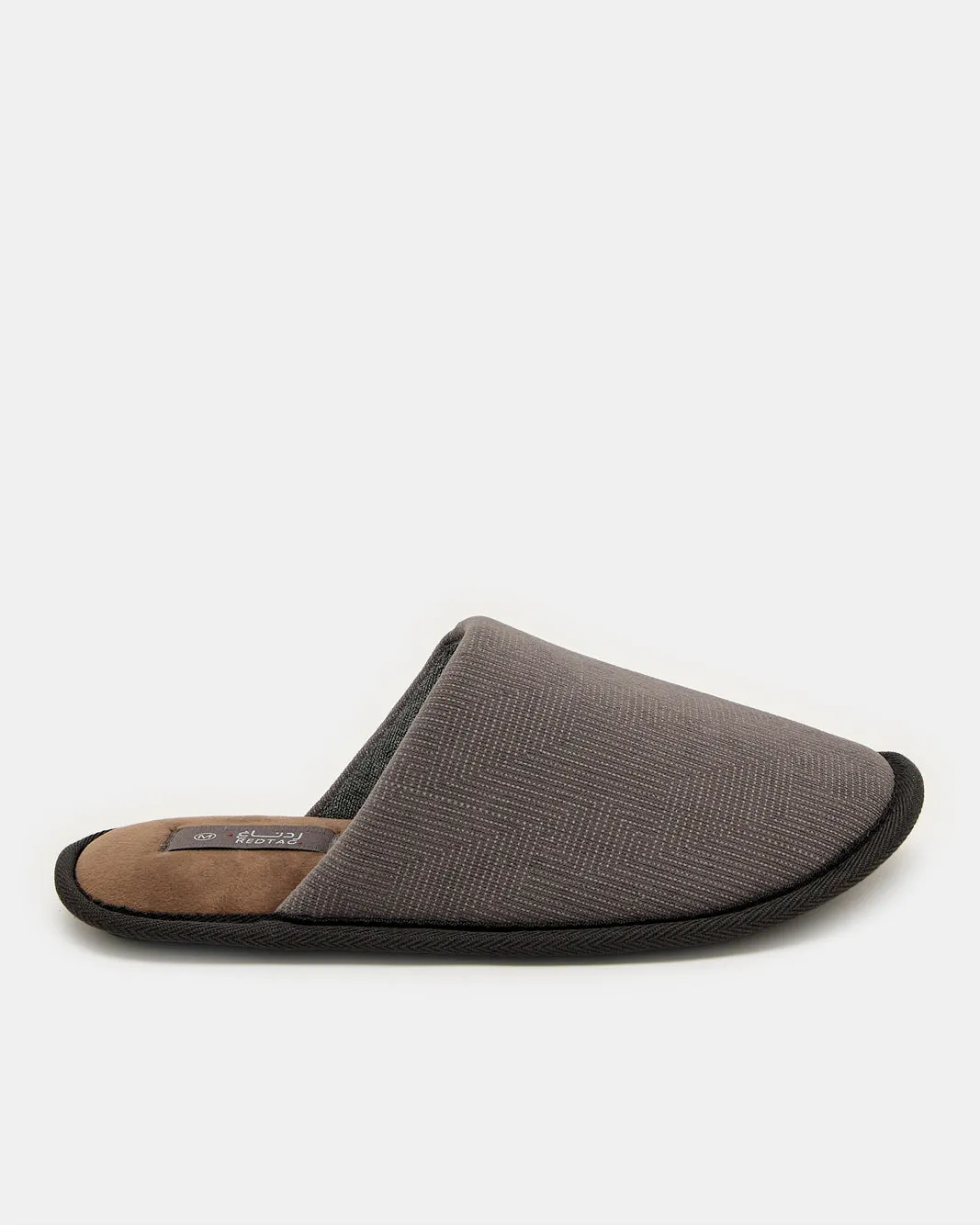 Men Taupe Plain Slippers sold by Redtag