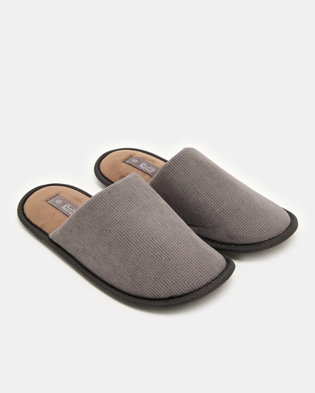 Men Taupe Plain Slippers sold by Redtag product image thumbnail 2