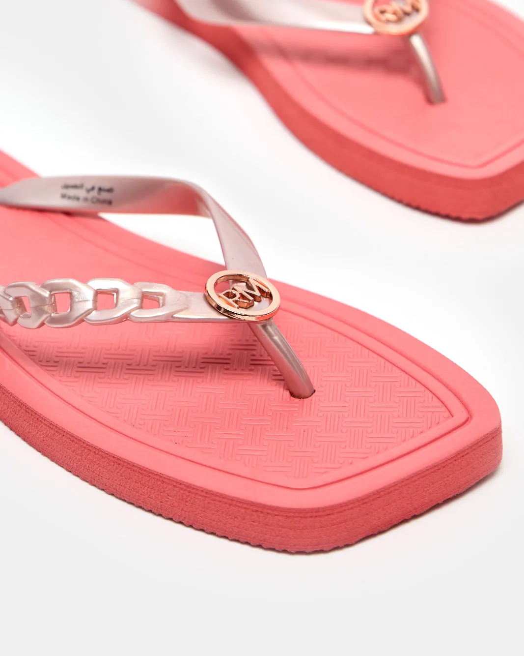 Women Pink Embossed Flip Flop sold by Redtag product image thumbnail 3