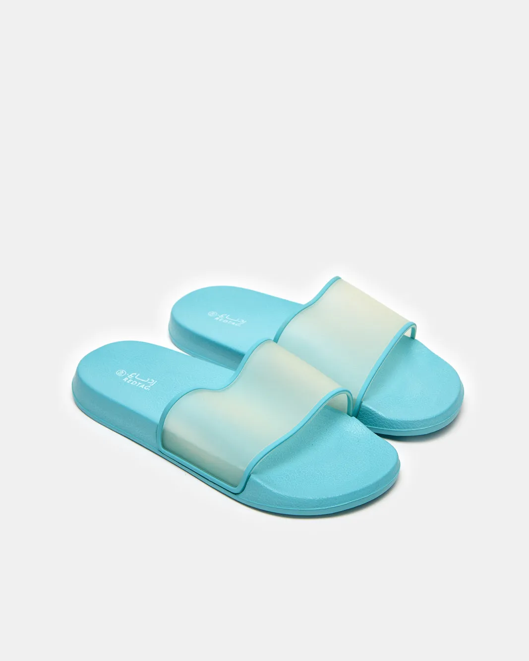 Women Blue Vinyl Slide sold by Redtag product image thumbnail 2