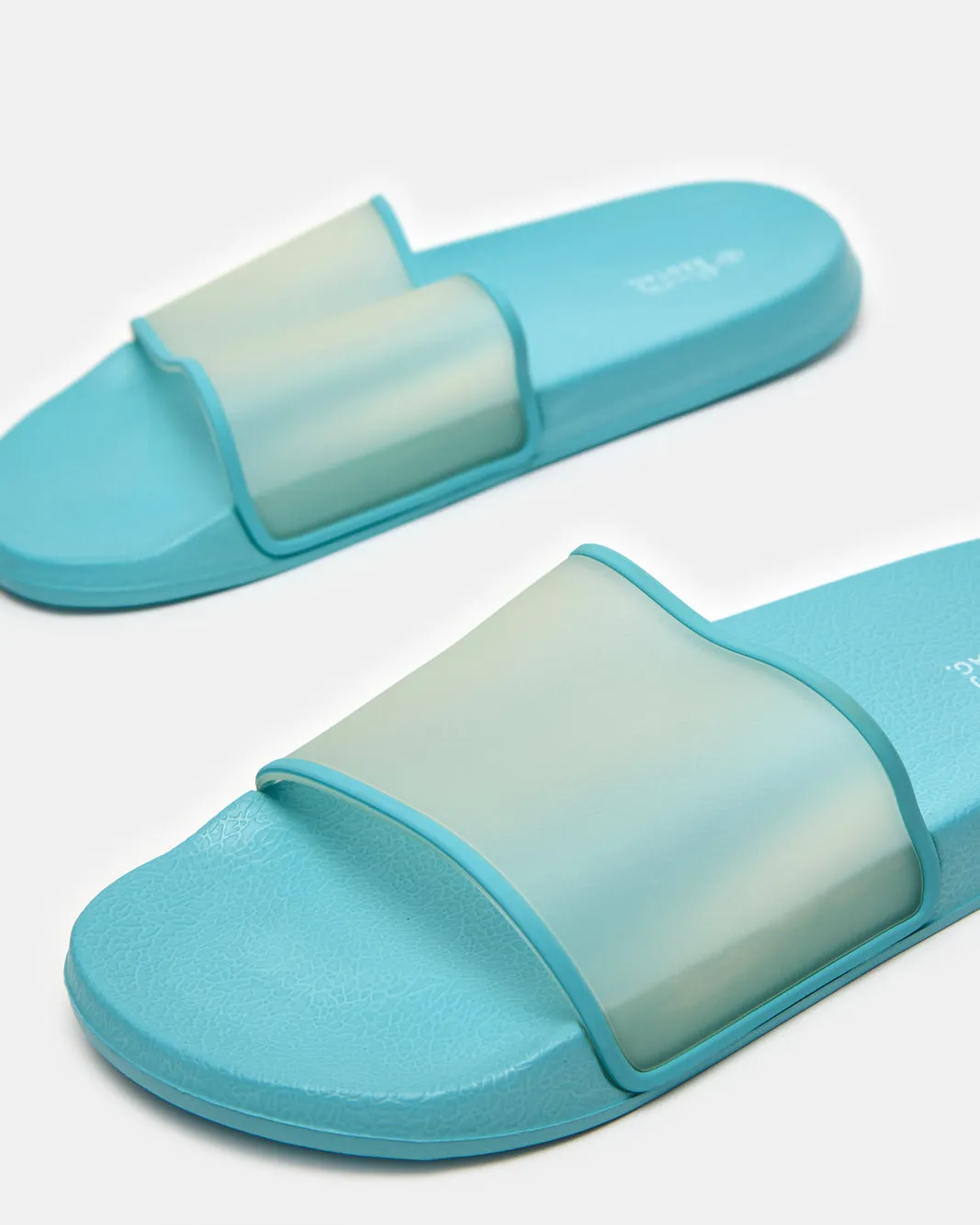 Women Blue Vinyl Slide sold by Redtag product image thumbnail 3
