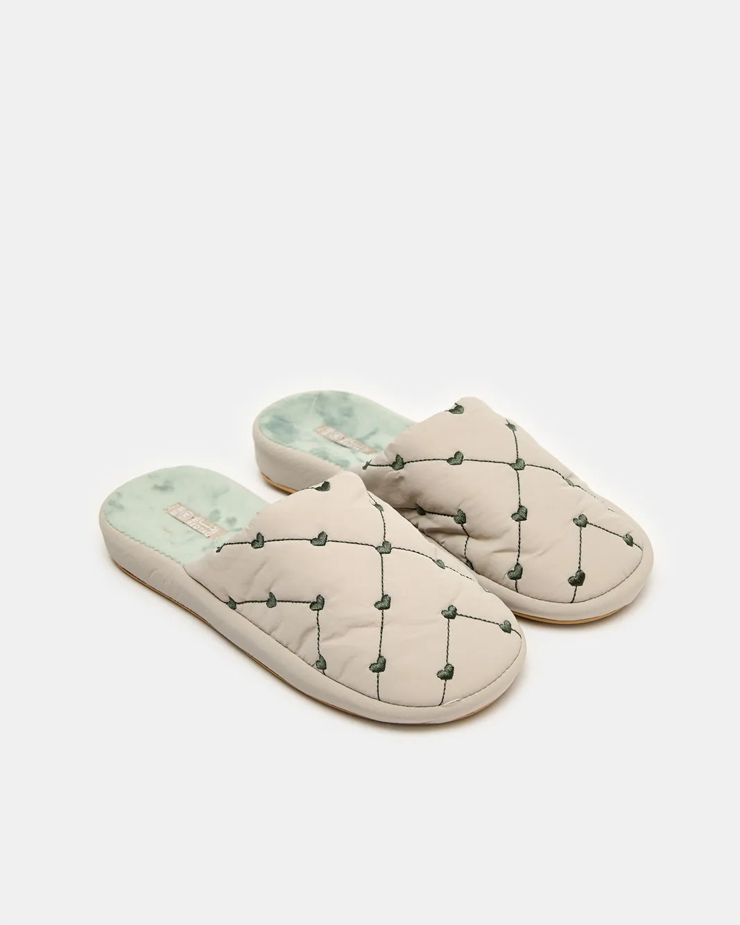 Women Beige Stitched Closed Toe Slipper sold by Redtag product image thumbnail 2