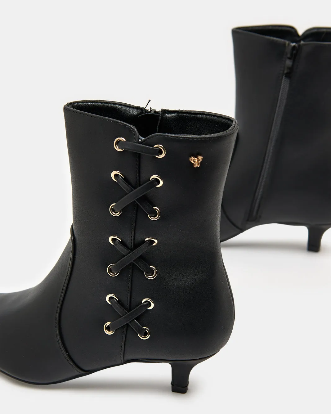 Women Black Embellished Ankle Boot sold by Redtag product image thumbnail 4