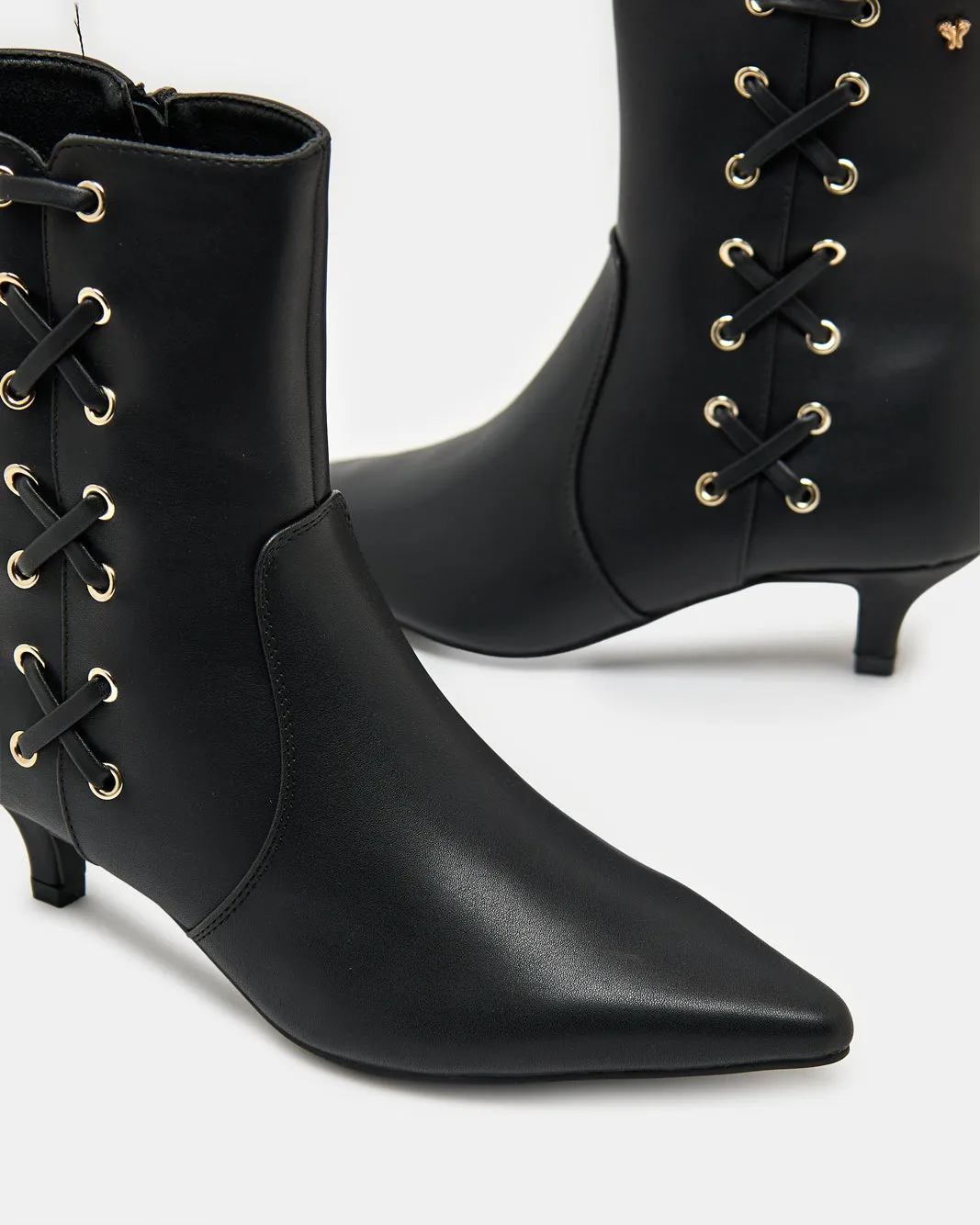 Women Black Embellished Ankle Boot sold by Redtag product image thumbnail 3