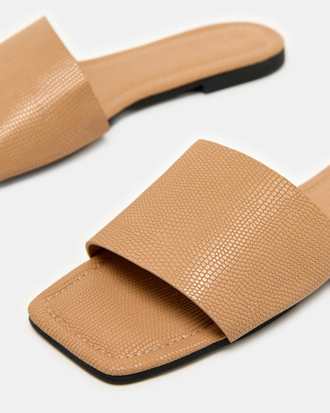 Women Taupe Textured Mule sold by Redtag product image thumbnail 3