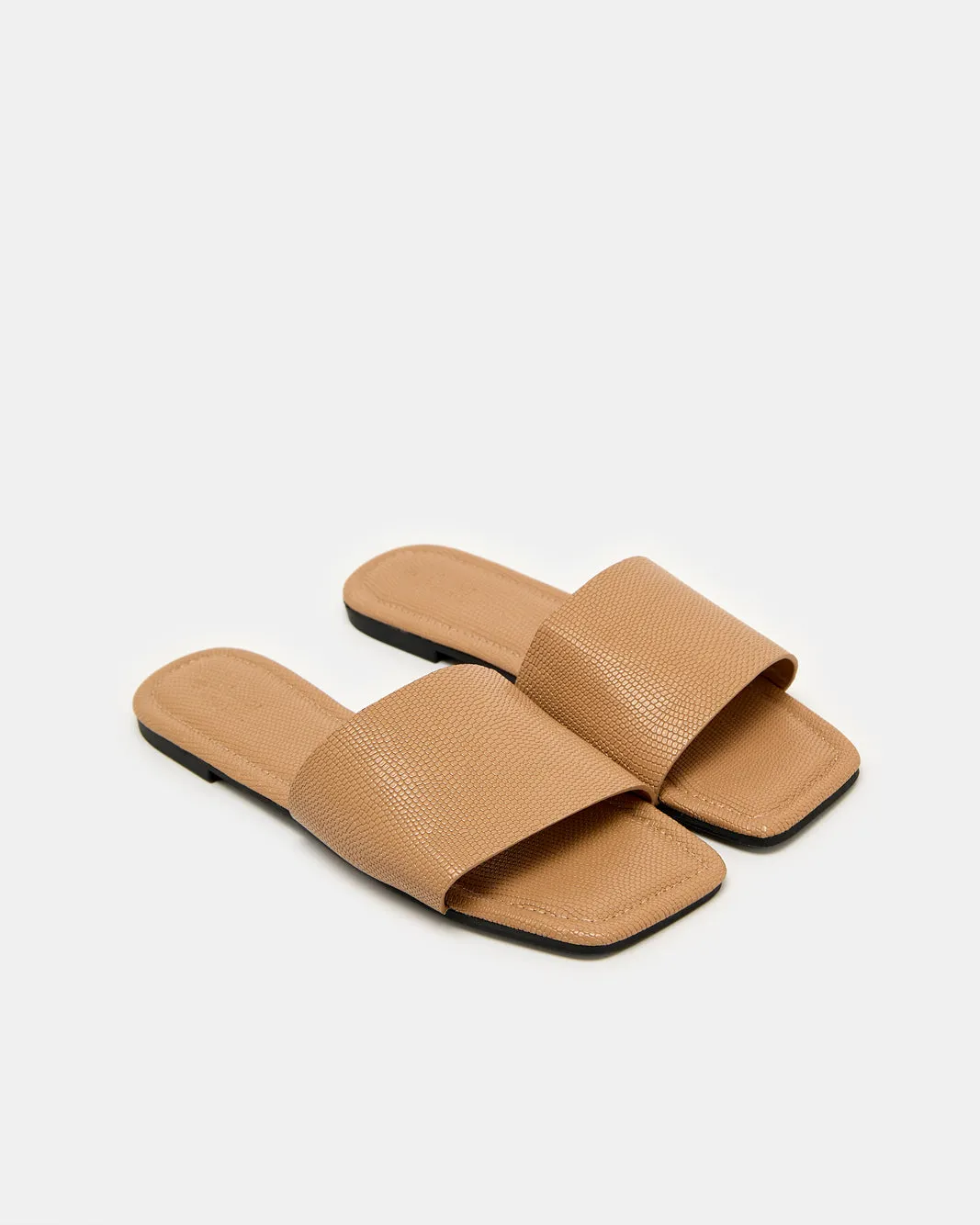 Women Taupe Textured Mule sold by Redtag product image thumbnail 2