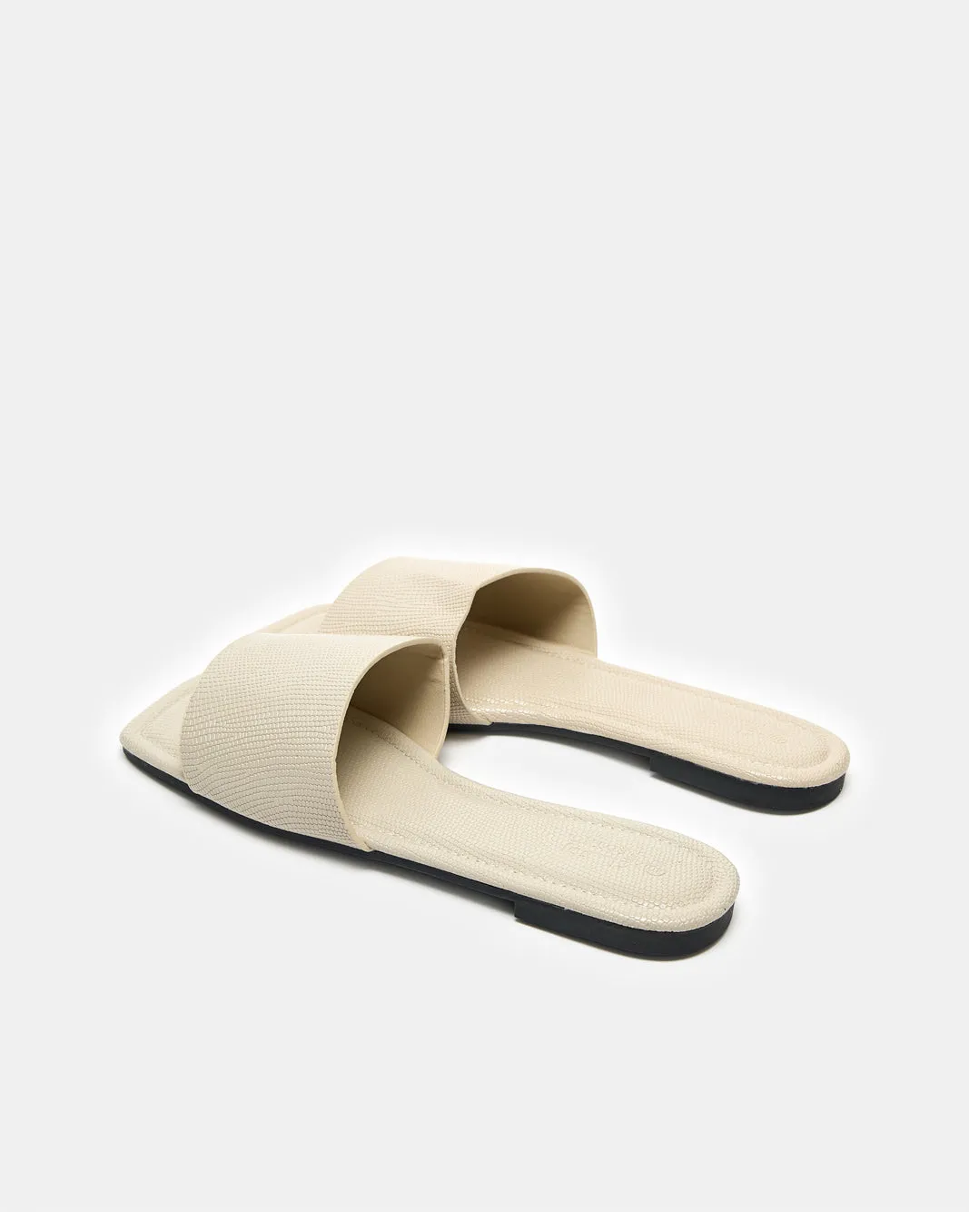 Women Ecru Textured Mule sold by Redtag product image thumbnail 4