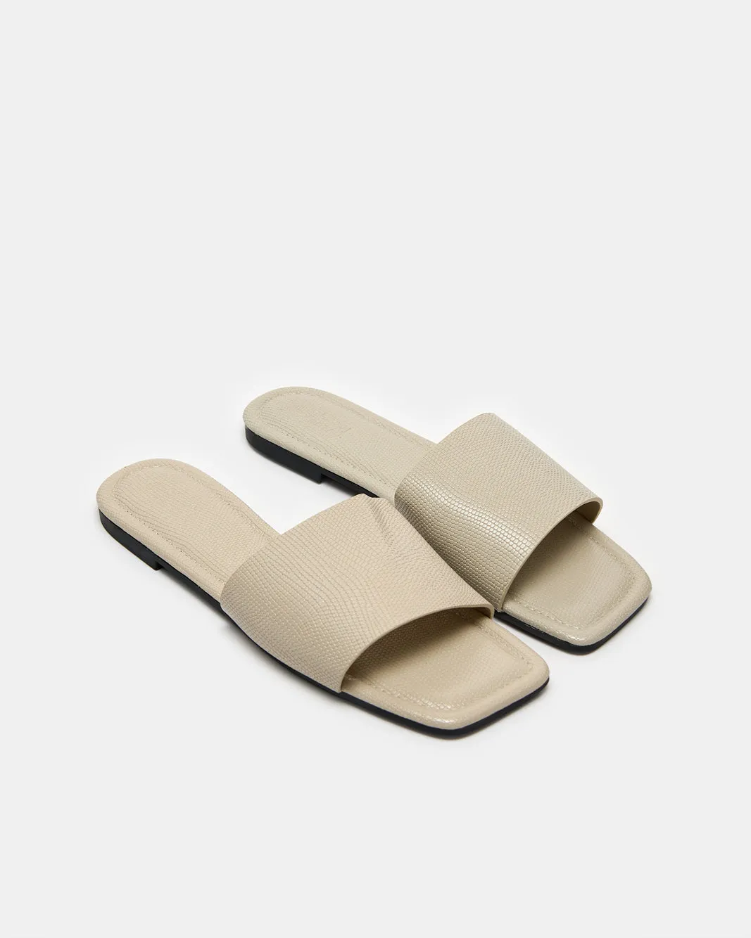Women Ecru Textured Mule sold by Redtag product image thumbnail 2