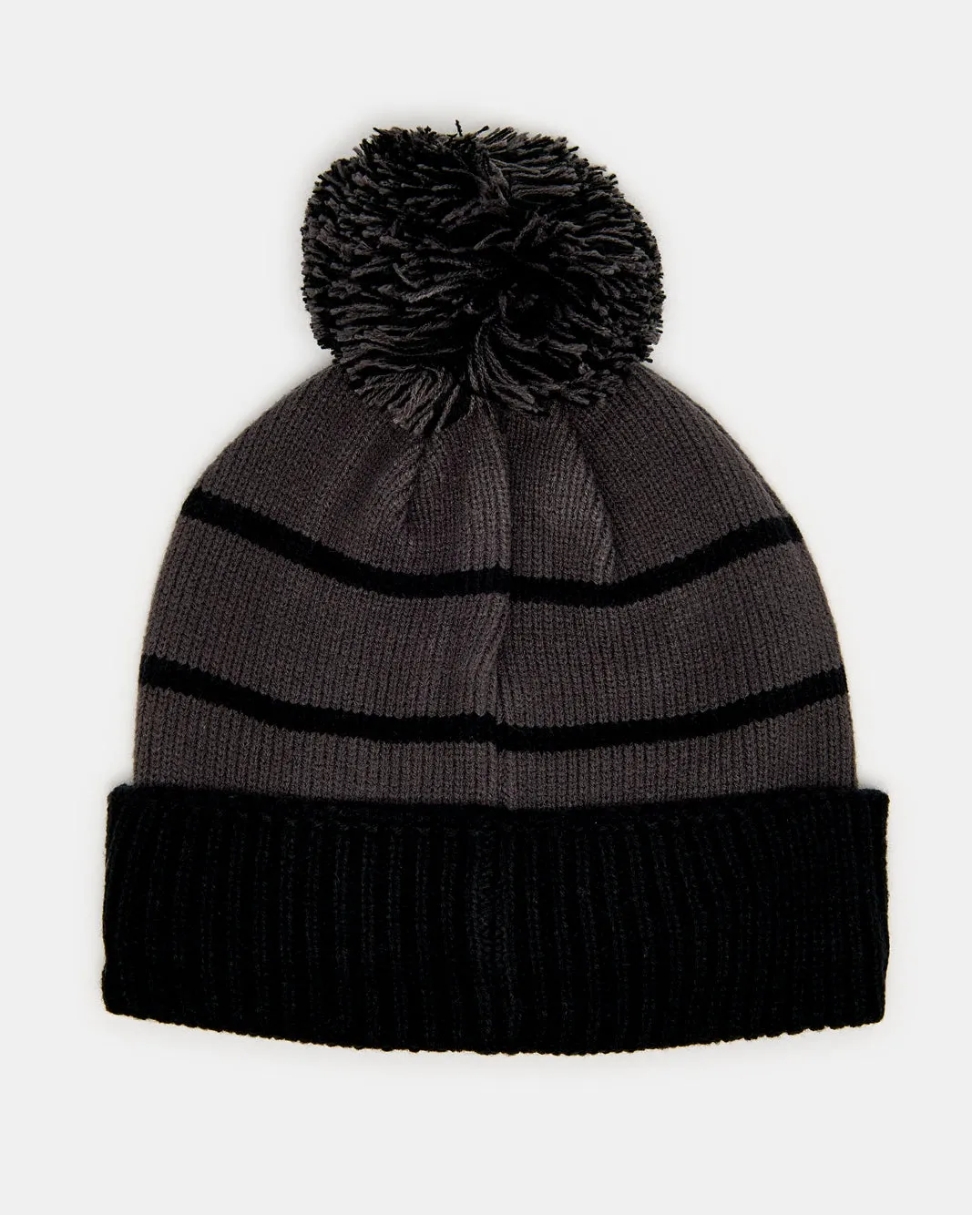 Men Charcoal Knitted Cap sold by Redtag product image thumbnail 3