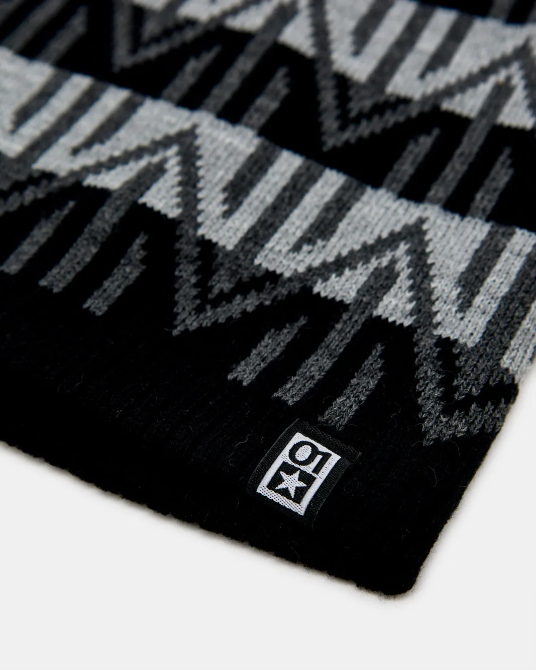 Men Black And Grey Knitted Cap sold by Redtag product image thumbnail 2