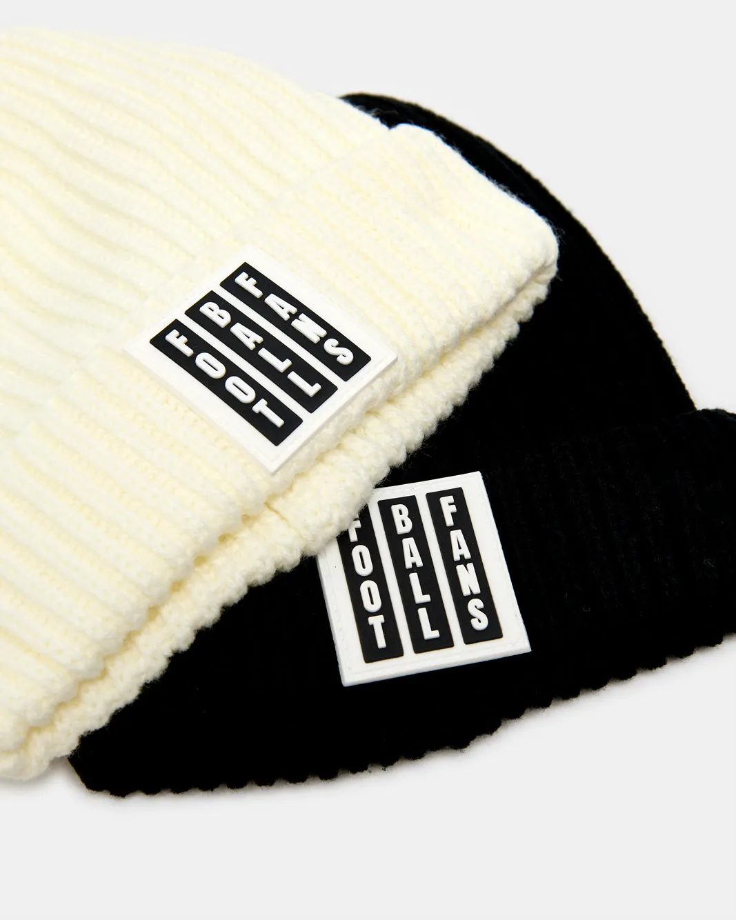 Men Black And Cream Knitted Cap Set (2 Piece) sold by Redtag product image thumbnail 2